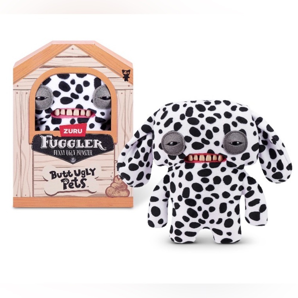 Fuggler Butt Ugly Pets 9 inch (Annoyed Alien - Dalmatian), Ugly Monster 